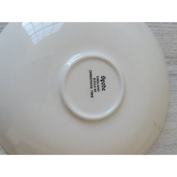 Spode‎ teacup saucer Christmas tree s3324 England Xmas home decor - Picture 6 of 7